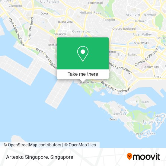 Arteska Singapore map