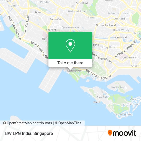 BW LPG India map