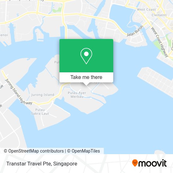 Transtar Travel Pte map