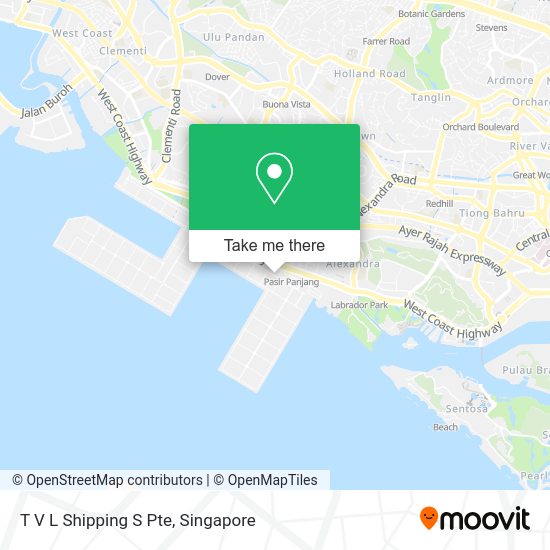 T V L Shipping S Pte map