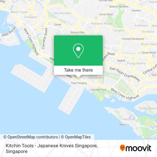 Kitchin Tools - Japanese Knives Singapore map