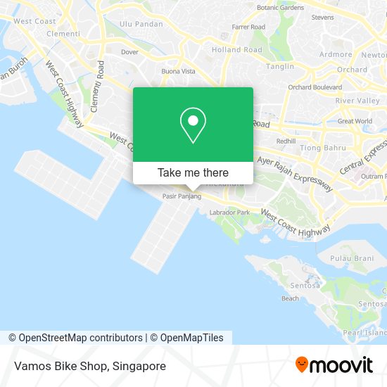 Vamos Bike Shop map