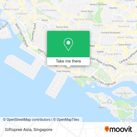 Giftspree Asia map