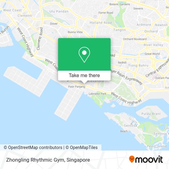 Zhongling Rhythmic Gym map