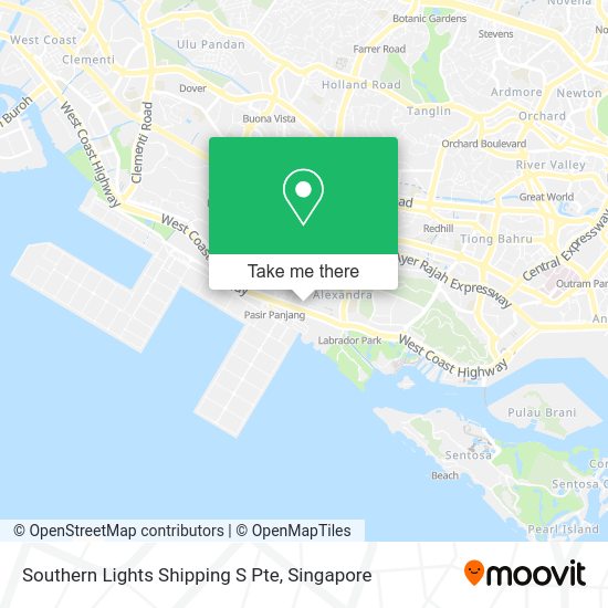 Southern Lights Shipping S Pte map