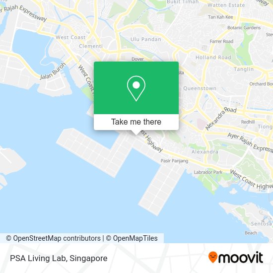 PSA Living Lab map
