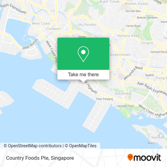 Country Foods Pte map