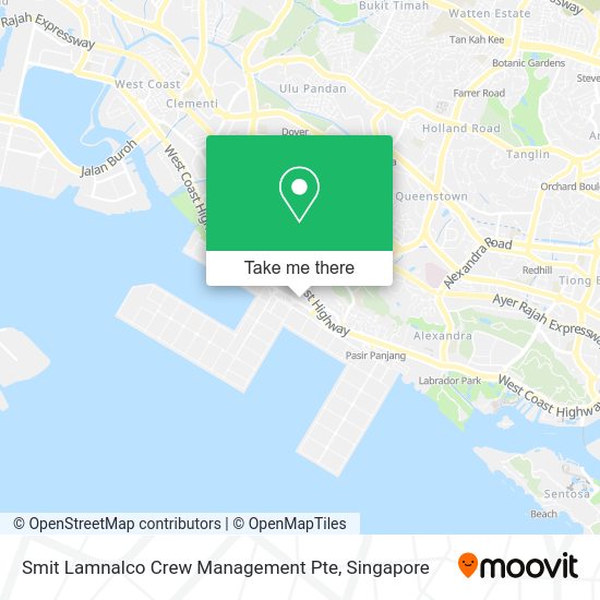 Smit Lamnalco Crew Management Pte map