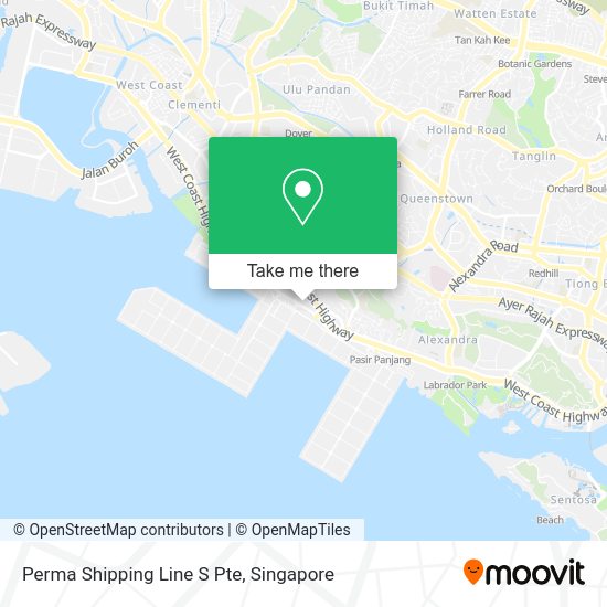 Perma Shipping Line S Pte map