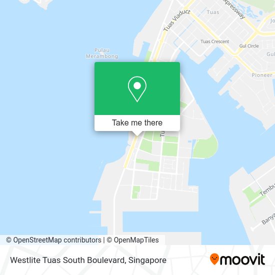 Westlite Tuas South Boulevard map