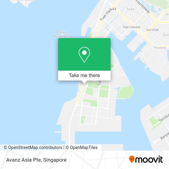 Avanz Asia Pte map