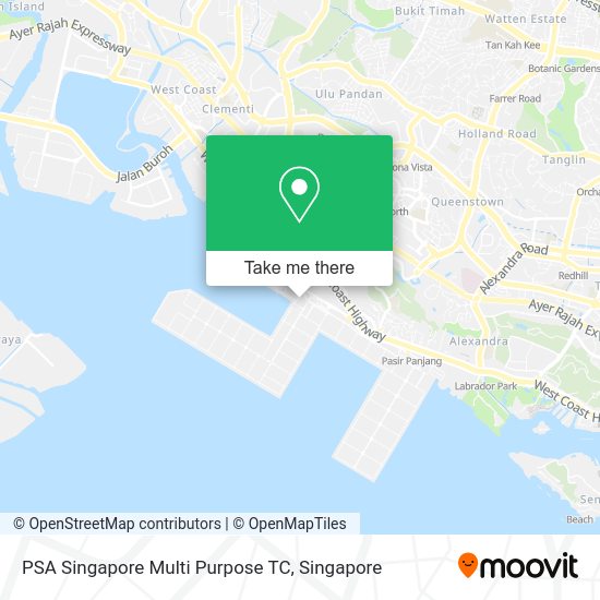 PSA Singapore Multi Purpose TC map