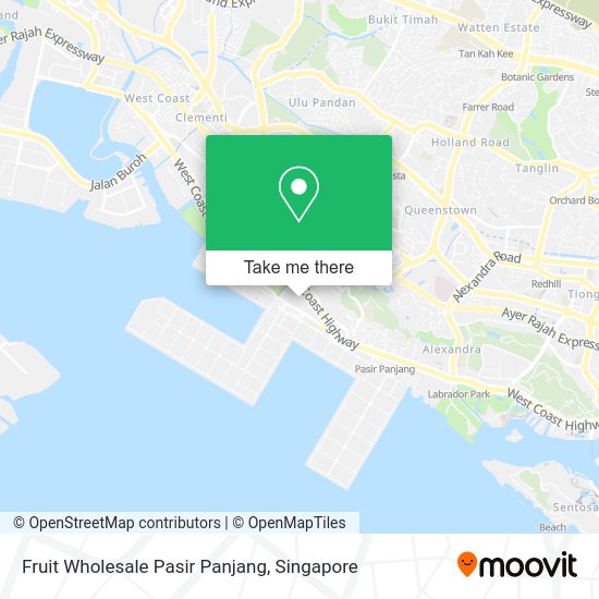 Fruit Wholesale Pasir Panjang map