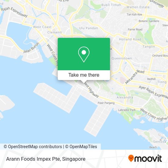 Arann Foods Impex Pte map