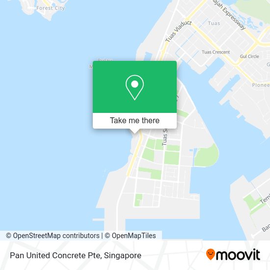 Pan United Concrete Pte map
