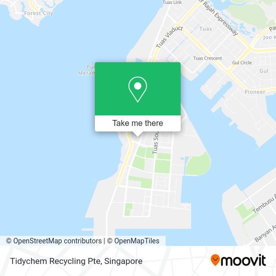 Tidychem Recycling Pte map