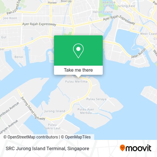 SRC Jurong Island Terminal map