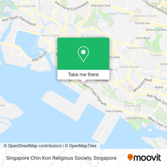Singapore Chin Kon Religious Society map