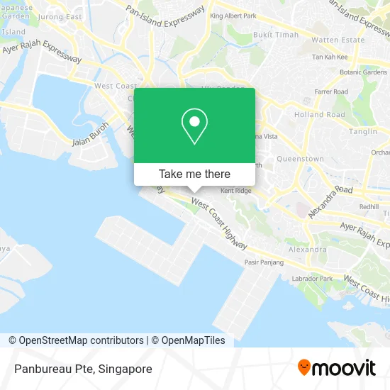Panbureau Pte map