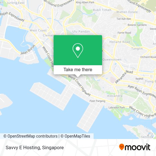 Savvy E Hosting map