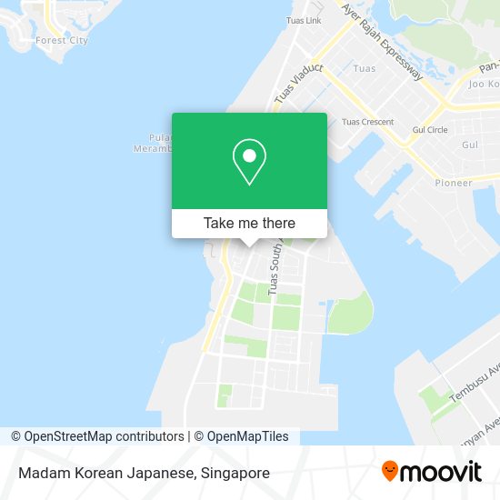 Madam Korean Japanese map