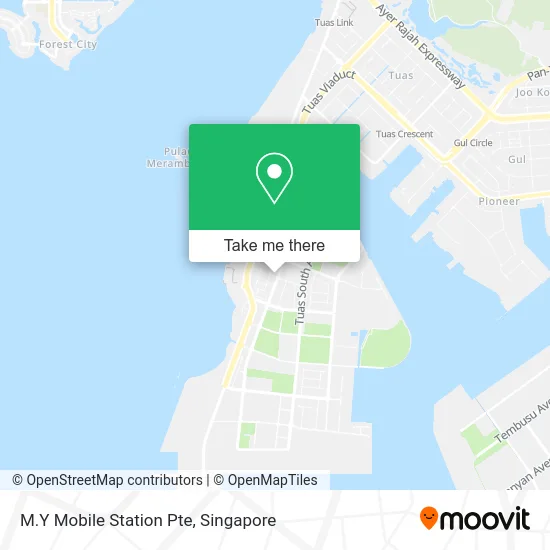 M.Y Mobile Station Pte map
