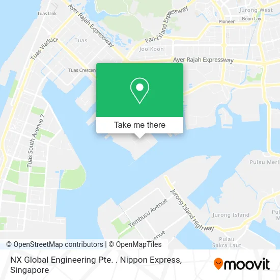 NX Global Engineering Pte. . Nippon Express map