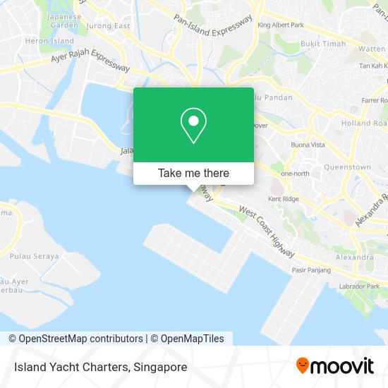Island Yacht Charters map
