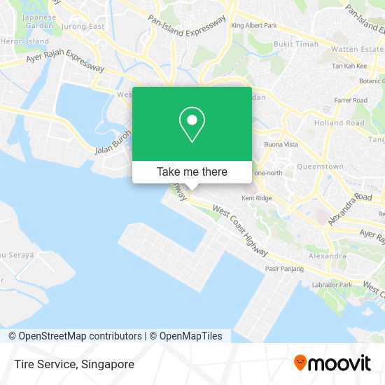 Tire Service map