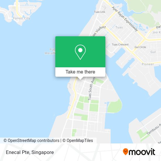 Enecal Pte map