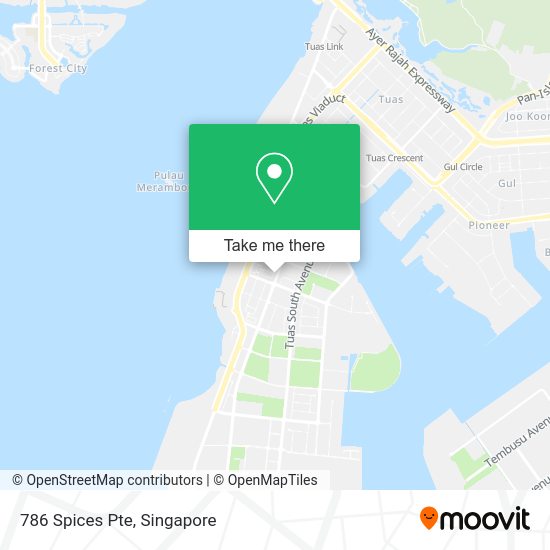 786 Spices Pte map