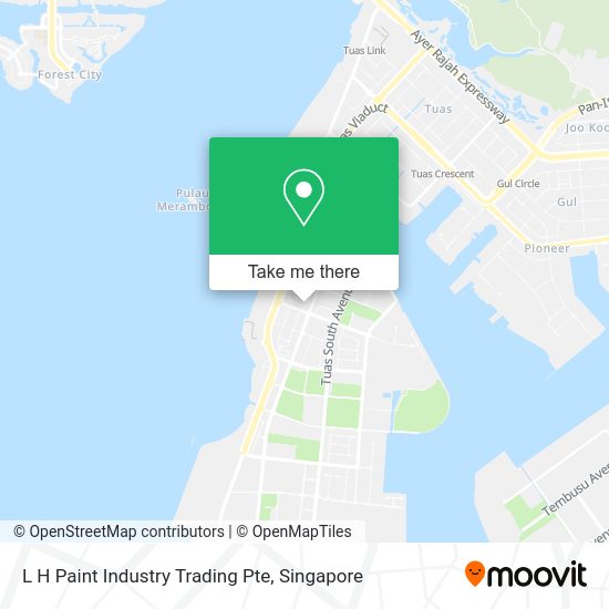 L H Paint Industry Trading Pte map