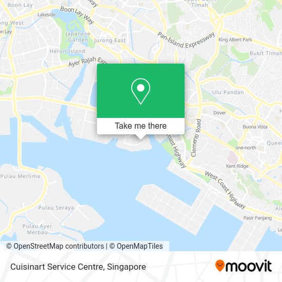 Cuisinart Service Centre map
