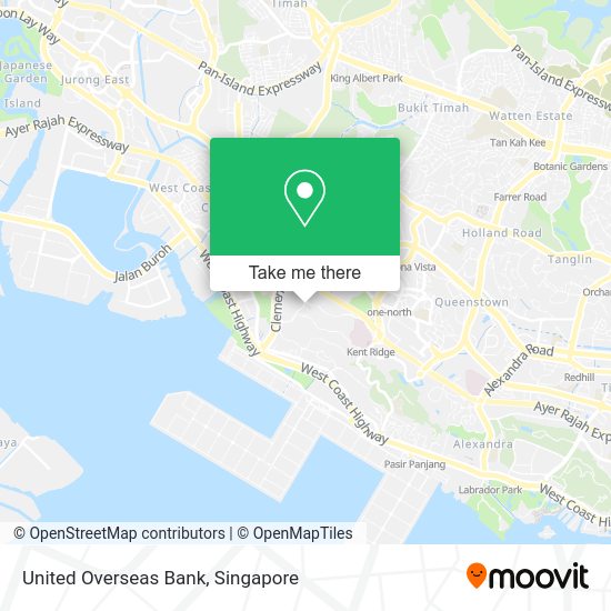 United Overseas Bank map