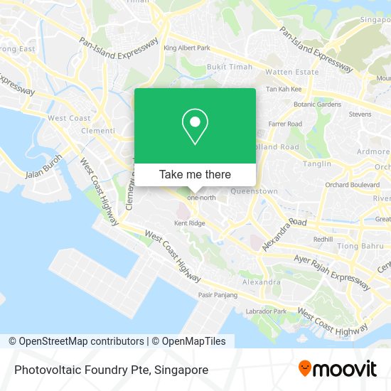 Photovoltaic Foundry Pte map