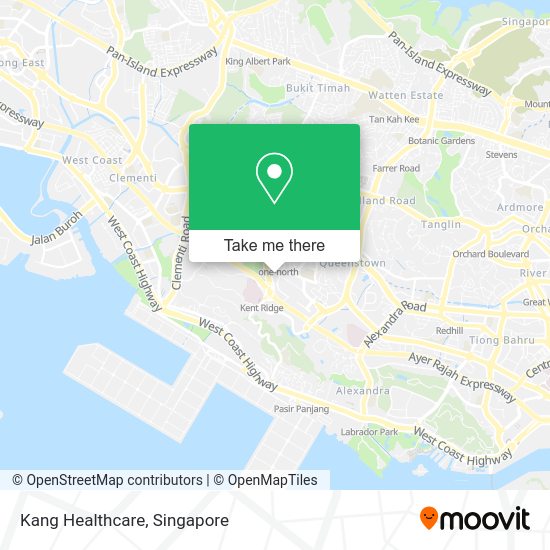 Kang Healthcare map