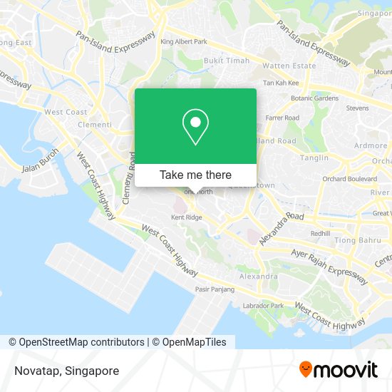 Novatap map