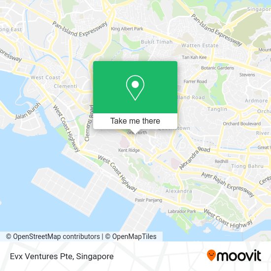 Evx Ventures Pte map
