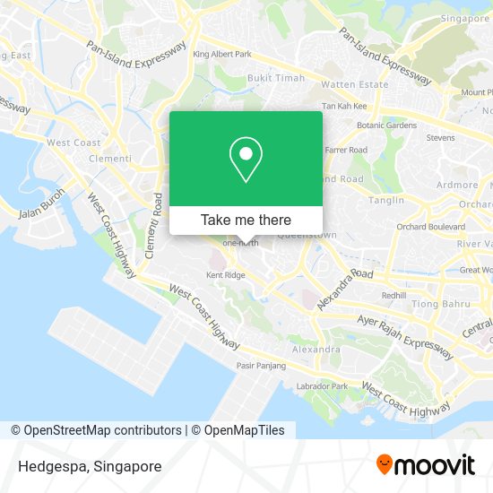 Hedgespa map