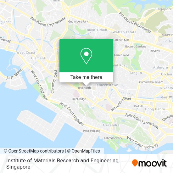 Institute of Materials Research and Engineering map