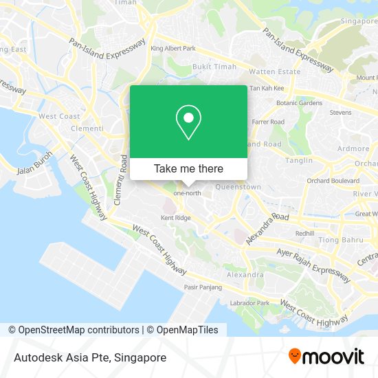 Autodesk Asia Pte map