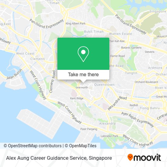 Alex Aung Career Guidance Service map