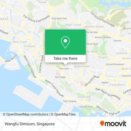 Wangfu Dimsum map