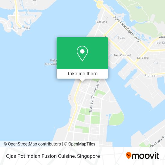 Ojas Pot Indian Fusion Cuisine map