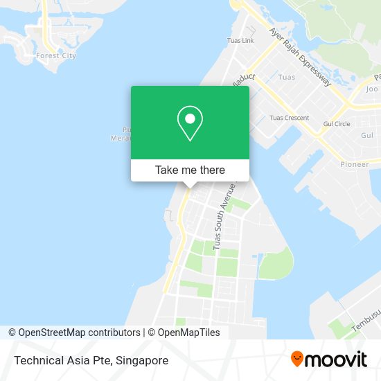 Technical Asia Pte map