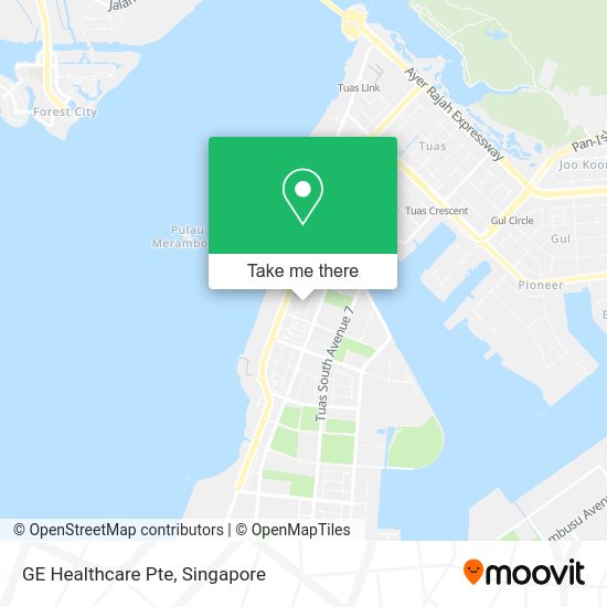 GE Healthcare Pte map