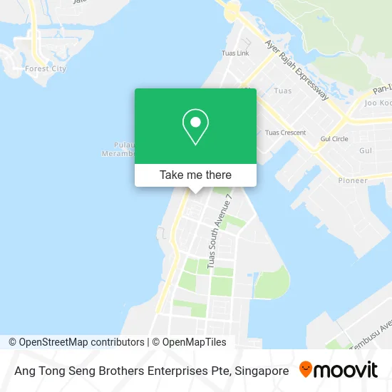 Ang Tong Seng Brothers Enterprises Pte map
