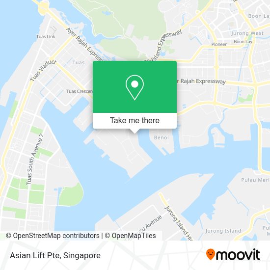 Asian Lift Pte map