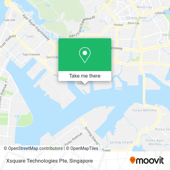 Xsquare Technologies Pte map