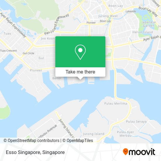 Esso Singapore map